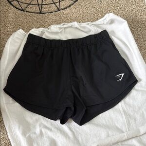 Gymshark Black Athletic Shorts Lightweight Performance